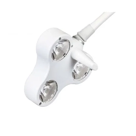 Lampa bezcieniowa LED FLH-3 Badawczo-Zabiegowa ze statywem na pięciu kółkach, z gęsią szyją